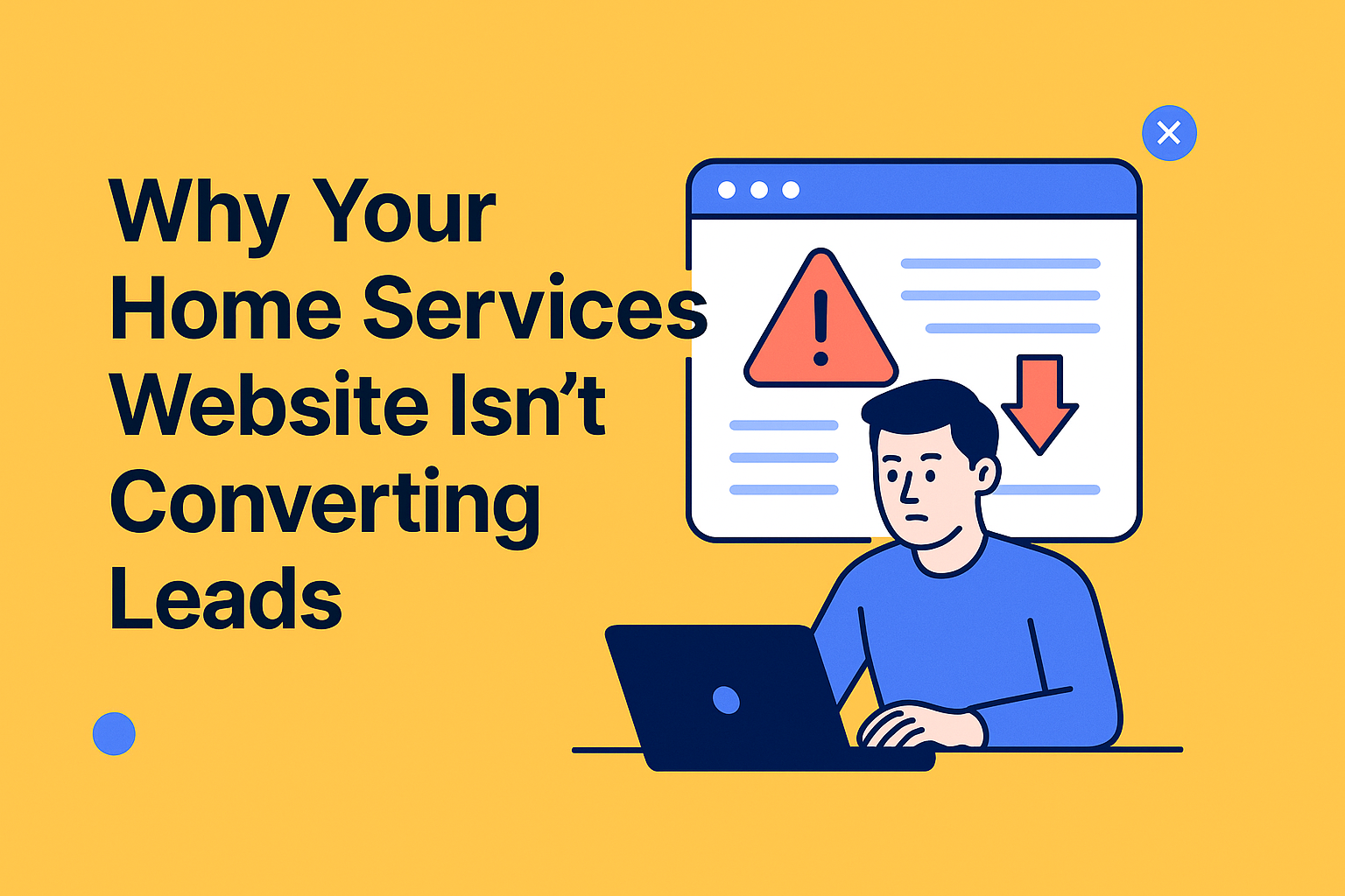 Why Your Home Services Website Fails to Convert Leads and How to Fix It Fast?